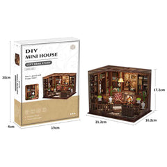 Left Bank Study DIY Mini House Kit |DIY Miniature Kit