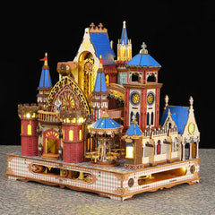 Annecy Castle DIY Miniature Architecture Kit | 3D Wooden Mechanical Puzzles