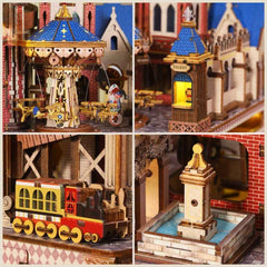 Annecy Castle DIY Miniature Architecture Kit | 3D Wooden Mechanical Puzzles