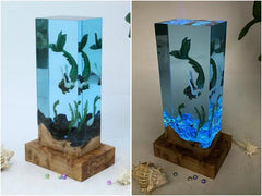 Mermaid Resin Lamp | Mermaid Resin Night Light | Mermaid Gifts | Mermaid Resin Figurines | Girls decor mermaid | Gifts for Valentine's Day( Best Gift 🎁 )