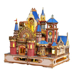 Annecy Castle DIY Miniature Architecture Kit ｜ 3D Wooden Mechanical Puzzles